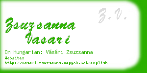 zsuzsanna vasari business card